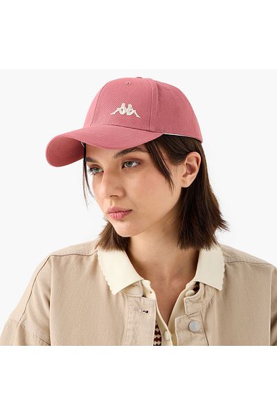 Kappa Kappa Logo Embroidered Cap with Buckle Strap Closure