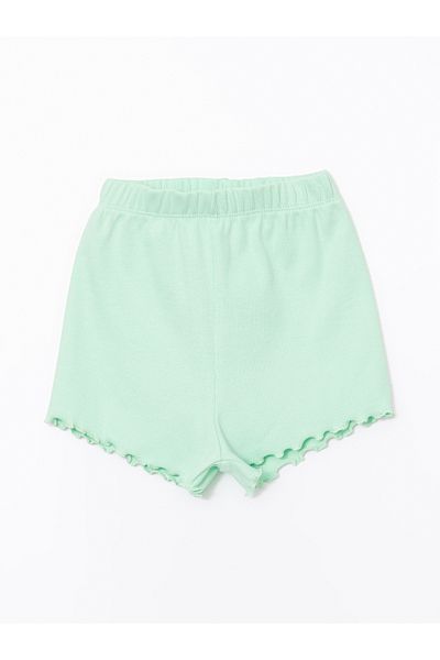 LC Waikiki Elastic Waist Basic Girl's Shorts