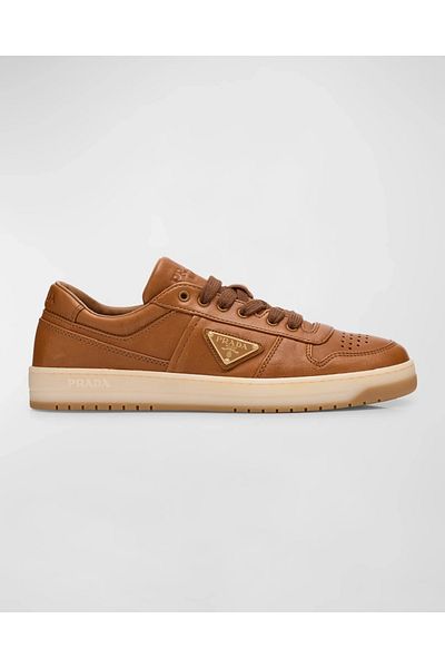 Prada Sport Downtown Napa Leather Low-Top Sneakers