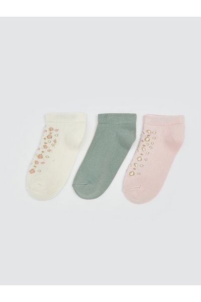 LC Waikiki Bedruckte Baby-Mädchen-Socken im 3er-Pack