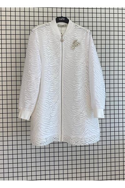 Armine Zippered Bronchial Stone Lined Tunic