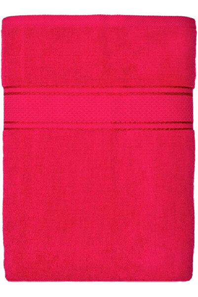 RISHAHOME 100% Cotton 2-Piece Bath Towel Set 70x140 cm – Red – Soft & Absorbent Premium Towels