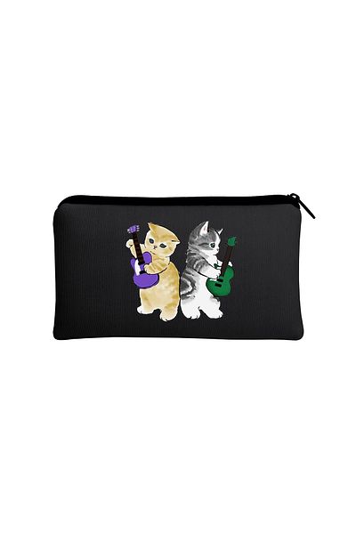 daystore Black Printed Pen Holder