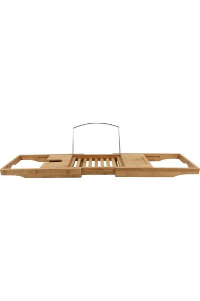 Alpina Flexible bamboo bathroom shelf 70-105 x 22cm