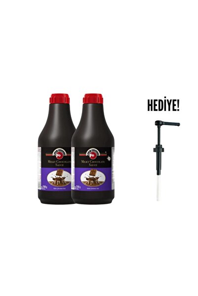 FO Sütlü Çikolatalı Bar Sos 2,5 kg x 2 Adet (Pompa Hediyeli)
