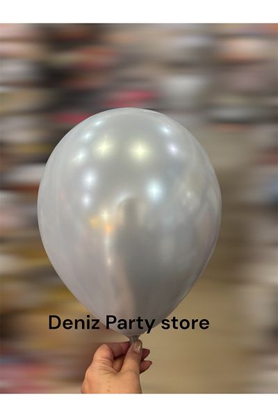 Deniz Party Store Rustic Pebble Metallic Balloon 5 Pcs