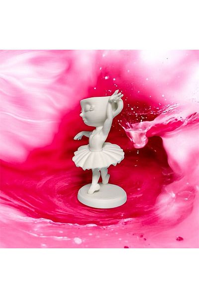 Bonolupo Ballerina Cappuccina 10 cm Brainrot Character Figure - Slightly Flawed (Not Preventing Use) Product