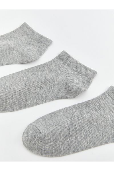 LC Waikiki Basic Girl's Booties Socks 3 pcs