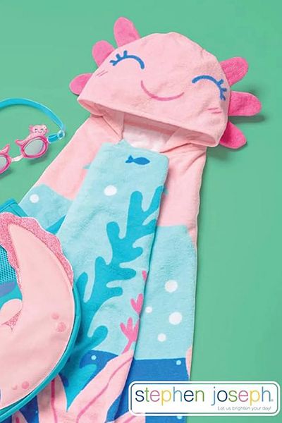 Stephen Joseph Beach Towel Axolotl