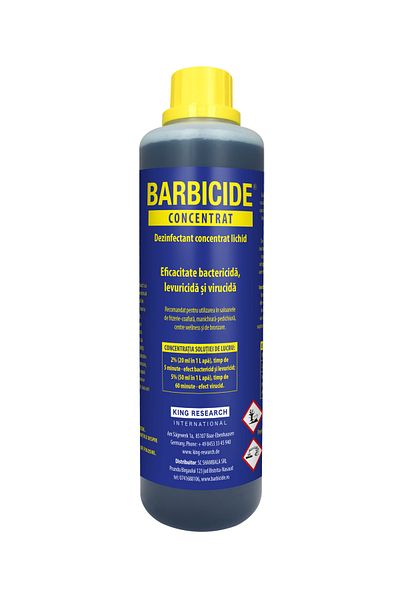 Barbicide Disinfectant for instruments and surfaces, concentrated, Barbicide 500 ml