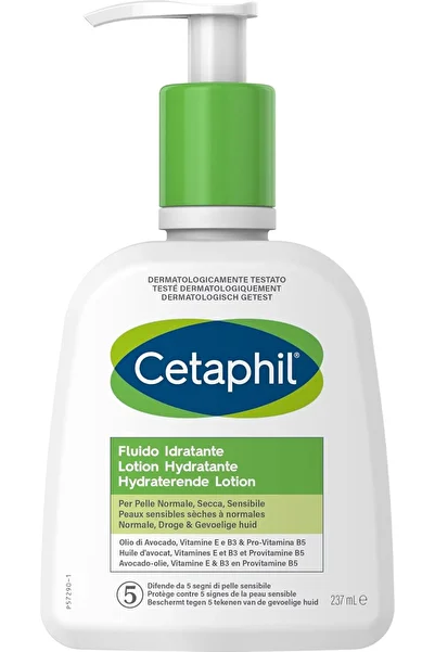 Cetaphil Moisturising Fluid, Face and Body Cream, for Normal, Dry and Sensitive Skin, Hydrates Up to
