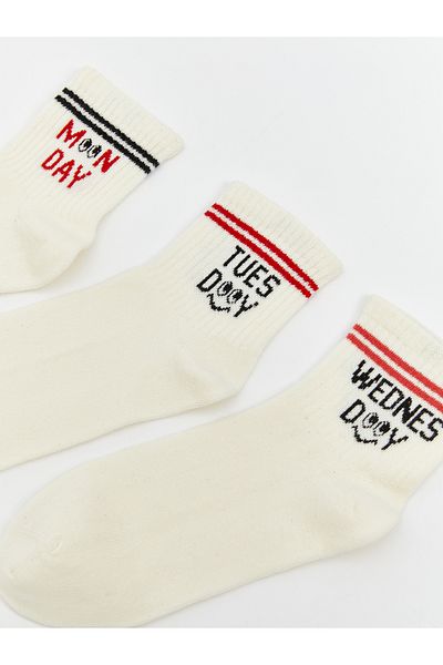 LC Waikiki Bedruckte Damensocken im 5er-Pack