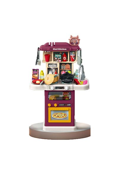 OEM Bucatarie Little Chef cu abur si apa curenta 64 piese