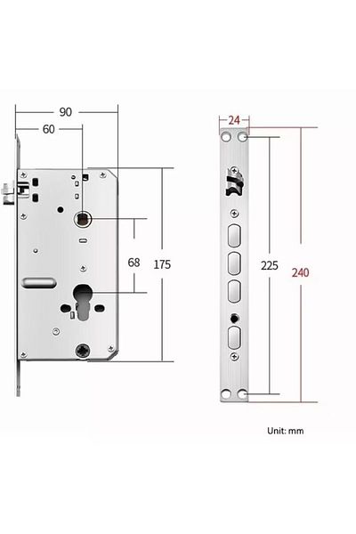 DAR Maner usa inteligent wireless cu multiple metode de blocare si deblocare, / , Negru 174-1