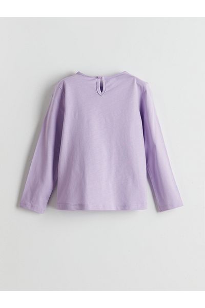 LC Waikiki Crew Neck Printed Girl's T-Shirt