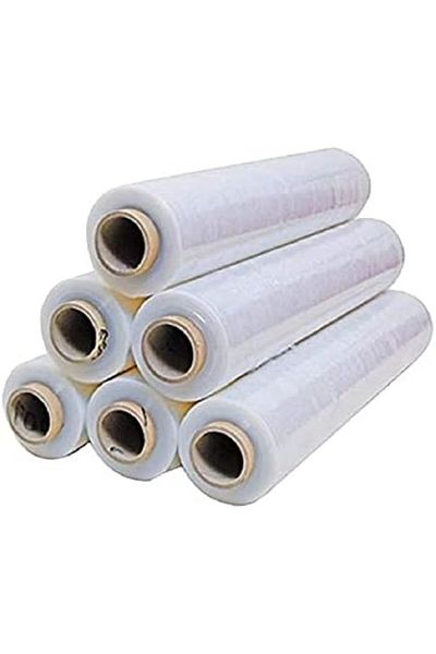 Generic 1Pcs plastic film roll kitchen roll Clear Stretch Film Wrap, 500mm Wide 3 kg Roll Heavy Duty Plastic