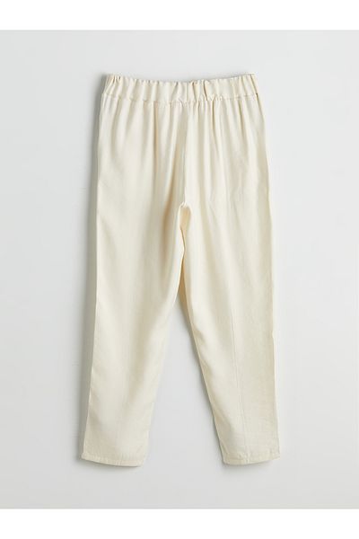 LC Waikiki Modal Blended Women's Trousers with Elastic Waist