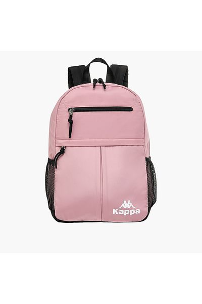 Kappa Kappa Logo Print Backpack with Adjustable Shoulder Straps