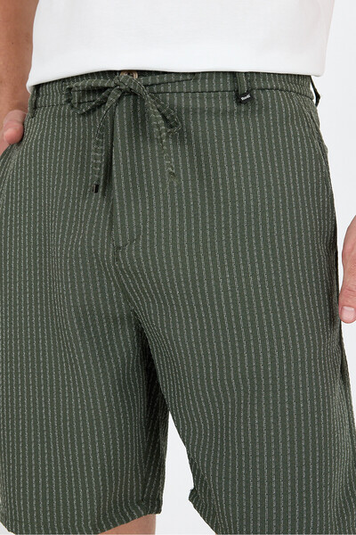 Rodi Men's Striped Pocket Summer Shorts - Comfortable Fit Stylish Shorts Suitable for Sports and Daily Use 2314