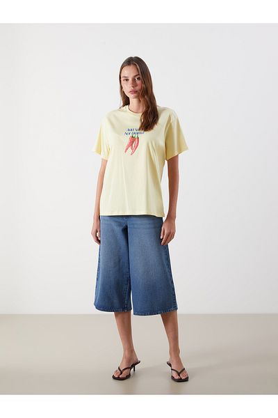 LC Waikiki Crew Neck Printed Women's T-Shirt