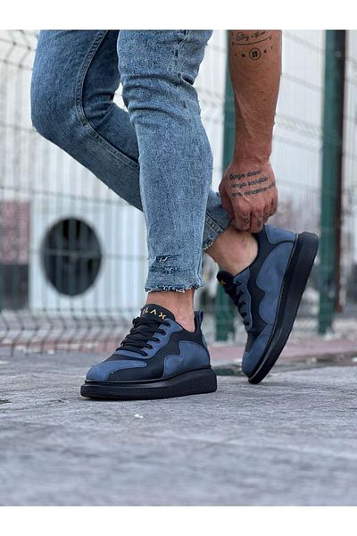 Celira Hs301 Charcoal Blue Men's Casual Shoes