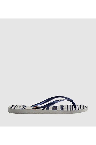 Havaianas White HAV. SLIM NAUTICAL Women's Sandal