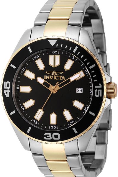 Invıcta Ρολόι Invicta για άνδρες 46319 Pro Diver σε ασημί απόχρωση με μαύρο καντράν