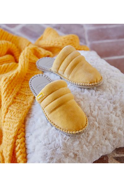Havaianas Yellow HAV. MULE GOMOS FUR Women's Slippers
