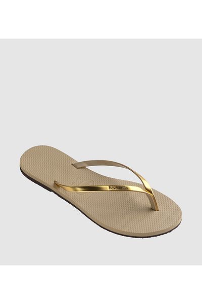 Havaianas Gold-colored HAV. YOU METALLIC Women's Sandal