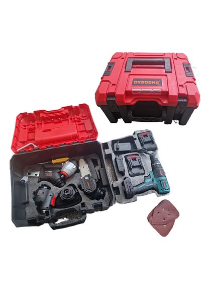 DAR Multifunctional kit with 6 interchangeable heads, 2 48V batteries, charger – 181-1