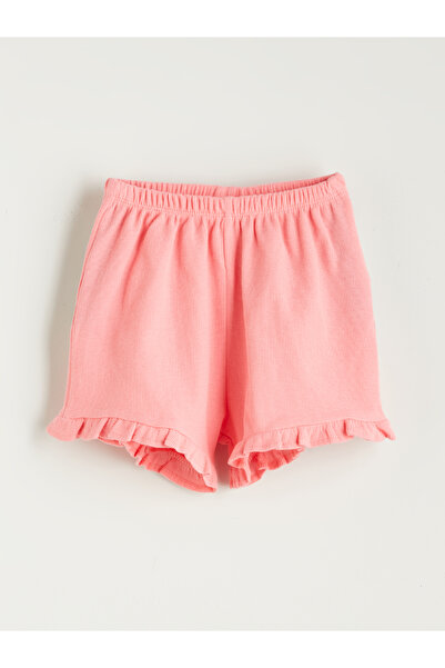 LC Waikiki Kurzarm-T-Shirt und Shorts für Mädchen mit Rundhalsausschnitt und Kuromi-Aufdruck