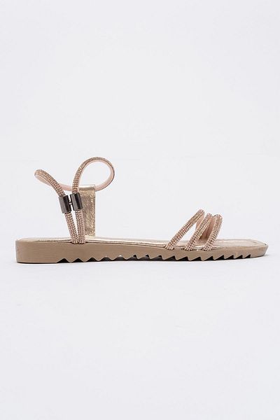 CCWAY AYAKKABI Women's Stone Sandals Copper