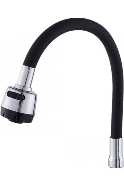 Generic 304 Stainless Steel Kitchen Sink Faucet with Flexible Pipe Dual Function Sprayer– 360° Swivel Spout.