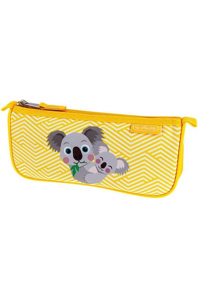 Herlitz Herlitz pencil case Cute Animals Koala motif, triangular sports, size 22 x 9 x 7 cm