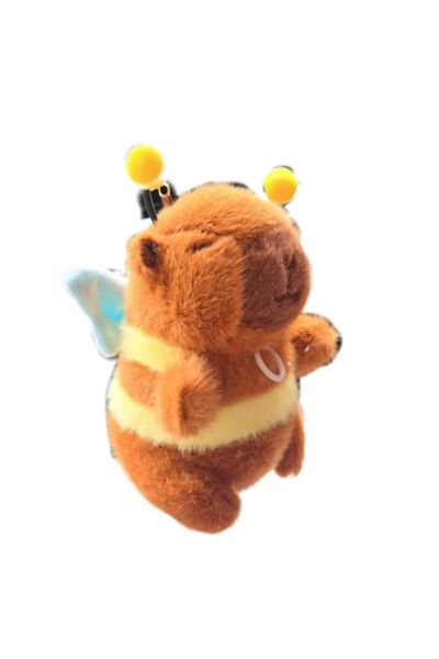 OEM Jucărie Capibara cu aripi de albină, 9x7x11cm, bumbac PP, set 1 bucată