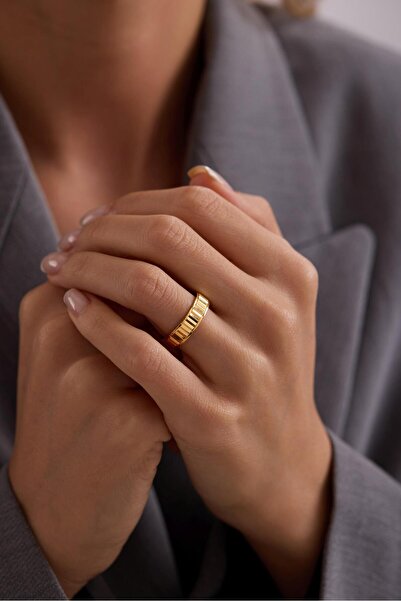 Tufanlar Kuyumculuk 14 Ayar Kalemli Alyans Altın Yüzük