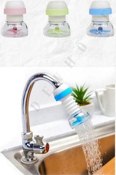 devhome 360 °   Swivel Head Faucet Filter Accordion Filter Water Saving, Anti-Limescale, Filtered Head