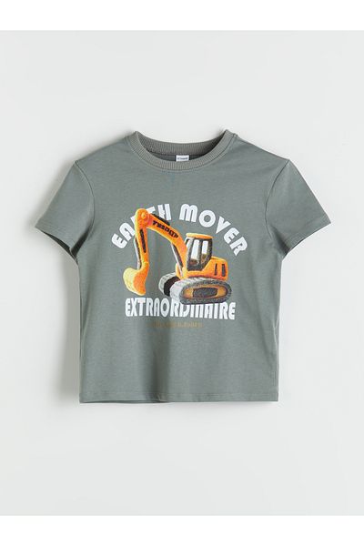 LC Waikiki Crew Neck Printed Boy's T-Shirt