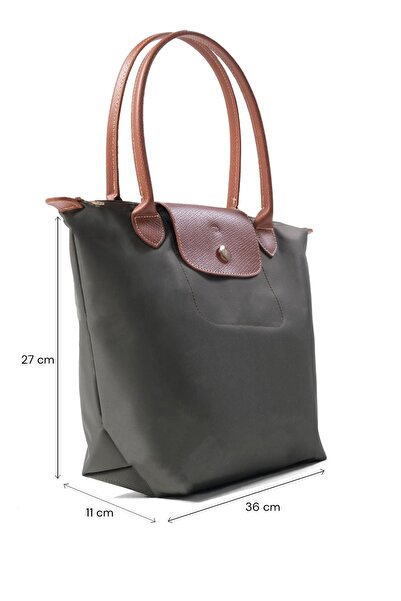 BAGGO KATLANABİLİR DERİ SAPLI BÜYÜK KOL OMUZ VE EL ÇANTASI