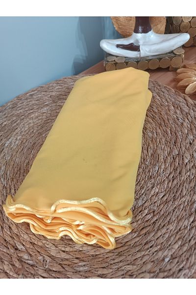 Blotch Premium Lycra Yellow Color Lycra Sandy Jersey Shawl