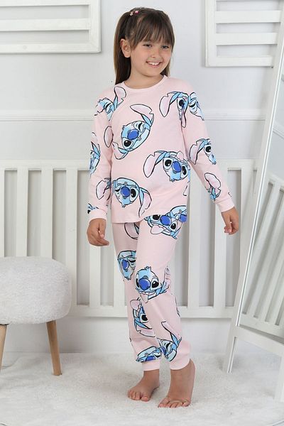 ZUZUNGA Cute Monster Patterned Girl's Pajama Set