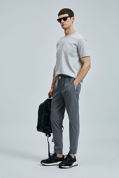 Lufian Pıto Smart Men's Chino Trousers Slim Fit Green