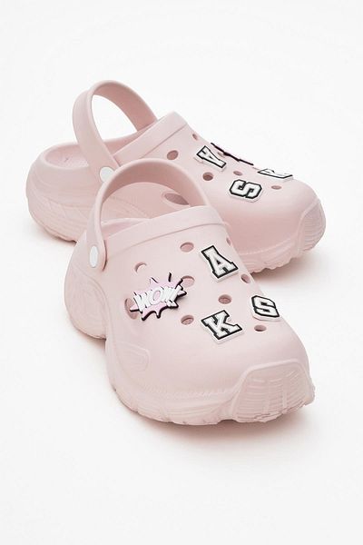 CCWAY AYAKKABI Women's Sabo Slippers Pudra