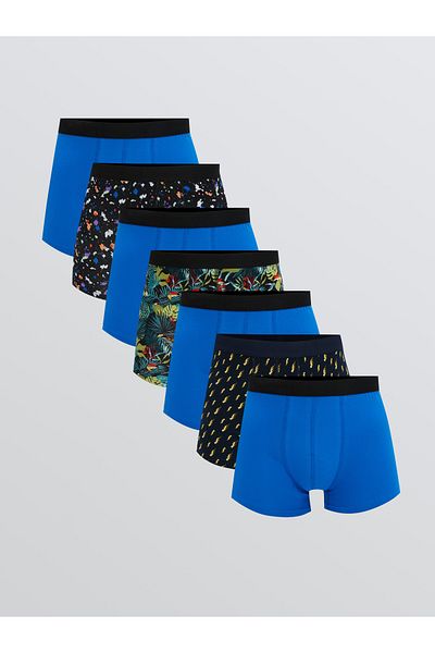 LC Waikiki Ανδρικά Boxer Standard Fit Cotton Flexible 7 τεμαχίων