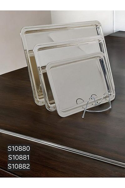 ALMASA Silver serving tray set