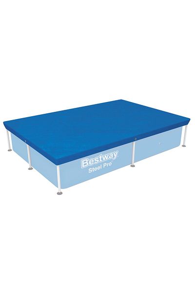 BESTWAY Flowclear Swimming Cover For Rectangular Steel Pro Pools 7 Ft 3 58103