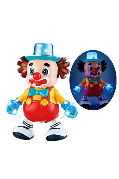 Generic Dancing Clown/Joker Funny Perform With Flashing Lights and Sound