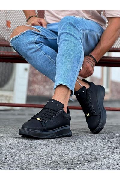 Celira Hs501 Charcoal Men's High Sole Shoes