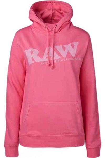 RAW Women's Raw Fashion Hoodie, cotton hoodie, size M, Pink