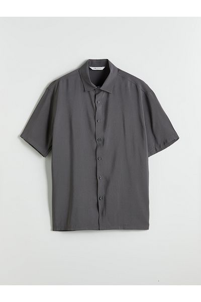 LC Waikiki Regular Fit Short Sleeve Dobby Men's Shirt
